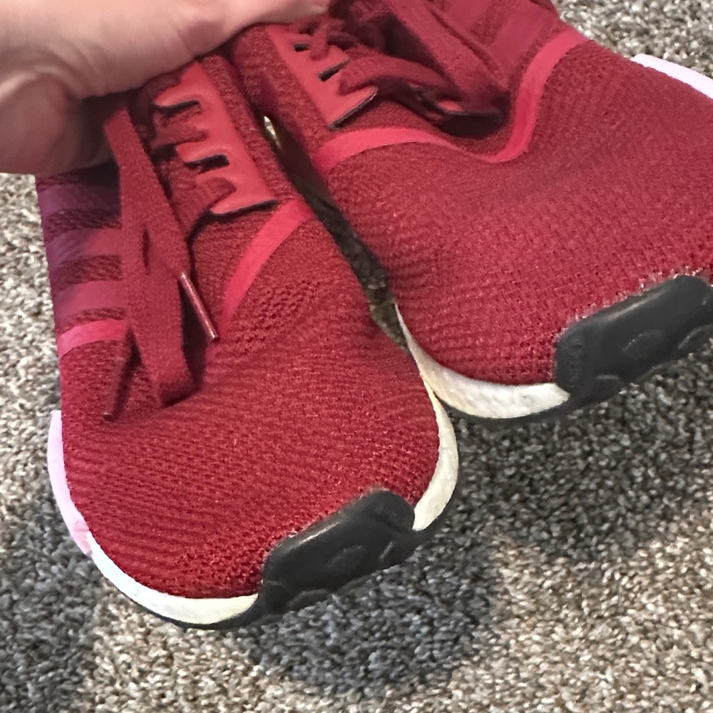 Adidas Women's Burgundy Sneakers - Picture 2 of 6